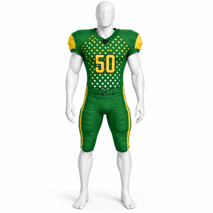 Uniforme de football américain à manches courtes, séchage rapide, best-seller, pour adultes, sur mesure avec logo et numéro personnalisés - Product Image 6