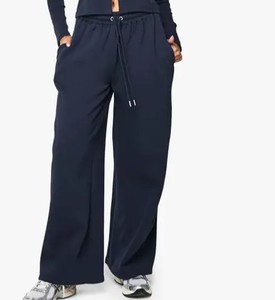 Conjunto Deportivo para Mujer, Chaqueta con Cuello y Pantalones de Pierna Recta, Logotipo Personalizado, Fabricante Mayorista, Chándal con Ribetes - Product Image 5