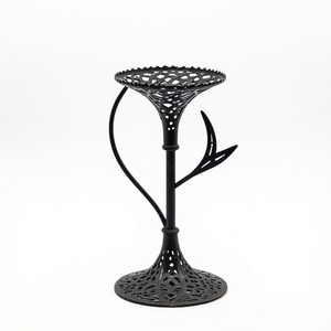 Support décoratif pour bougies chauffe-plat, bougeoir de table, décoration du Moyen-Orient, lanterne de Ramadan, décoration pour le festival de l'Aïd, support en métal - Product Image 4