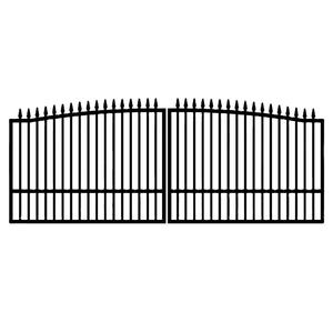 Puerta de Entrada Doble Abatible de Acero Galvanizado SPX SWG 001 con Recubrimiento en Polvo, 12 pies x 6 pies, Modelo Moderno Australiano con Diseño 3D - Product Image 1