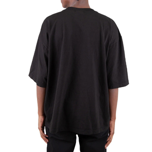 T-shirt décontracté pour homme 2026, coupe oversize, impression personnalisée du logo sur le devant, style vintage, respirant, col rond, épaules tombantes, jersey épais - Product Image 3