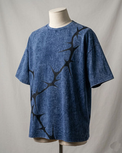 เสื้อยืดโอเวอร์ไซส์สไตล์วินเทจฟอกสี ผู้ชาย สตรีทแวร์ ผ้าฝ้าย 100% เป็นมิตรกับสิ่งแวดล้อม ระบายอากาศดี ทรงหลวมไหล่ตก ใส่ได้ทั้งชายและหญิง สไตล์ลำลอง - Product Image 2