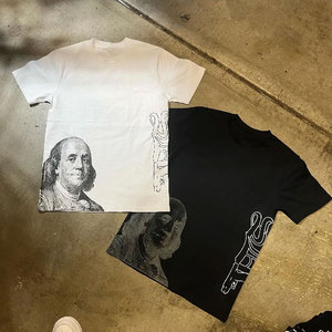 Men Heavyweight Cotton Oversized Graphic Print SDL <b>TShirts</b> Short Sleeve Vintage Summer High Quality Factory Price in Stock Tees - Product Image 1