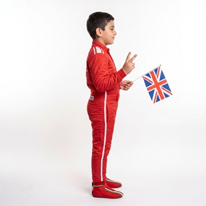 Combinaison de karting personnalisée pour garçons |   Vêtements d'équipe de course automobile professionnels avec logo personnalisé, vêtements de moto respirants en Cordura pour enfants - Product Image 3