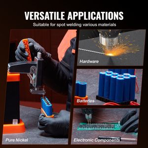 Condensador de alta potencia de 14,5 KW, almacenamiento de energía, batería de pulso, soldador por puntos, pluma de soldadura 73B, equipo 801D, 2 modos, 0,1-0,3mm puro - Product Image 6