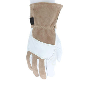 Guantes de Soldadura TIG de Piel de Cabra, Guantes de Protección Personal Resistentes para Construcción - Product Image 3