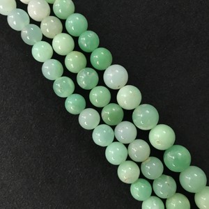 Cuentas Lisas de Crisoprasa 100% Naturales, Certificadas por IGI, Grado AA, de 9mm-11.5mm, Color Verde Fuego, Gemas Vivaaz Jaipur para Joyería - Product Image 2