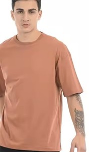 Qualité supérieure, coupe courte et ample pour t-shirt, design de logo personnalisé, décontracté, surdimensionné, tricoté, séchage rapide, 100% - Product Image 4