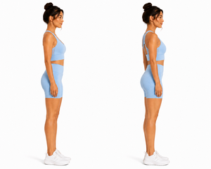 Ensemble de shorts de yoga sans couture pour femmes, soutien-gorge de sport dos nageur, taille haute, tenue de fitness et de sport - Product Image 4