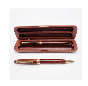 Wholesale Manufacture Wood <b>Pen</b> box Customised Logo Elegant For office Promotional <b>Pen</b> <b>Gifts</b> Packaging Box In Sale - Product Image 4