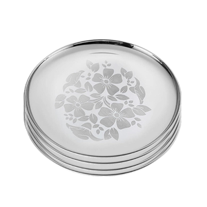 Platos Desechables de Acero para Servir Arroz, Diseño Clásico Pintado a Mano, para Bodas, Hechos con Materiales de la Más Alta Calidad - Product Image 1