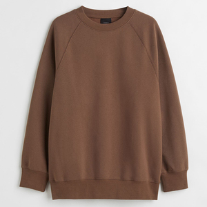<b>Men</b> Heavyweight Oversized Sweatshirt 500GSM Cotton Fleece <b>Pullover</b> Streetwear Blank Crewneck Winter Hoodie sweatshirt - Product Image 3