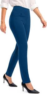 Womens High Waist Dress <b>Pants</b> with Pockets Business Casual Work <b>Pants</b> for Women Stretchy Skinny Slacks for Office - Product Image 2