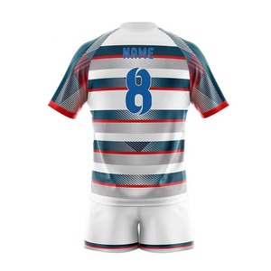 Uniforme de Entrenamiento de Rugby Personalizado, Jersey y Pantalones Cortos, Ropa Deportiva Profesional para Equipos, Transpirable, de Secado Rápido, Ropa Atlética de Alto Rendimiento - Product Image 4