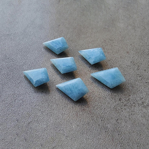 Aigue-marine naturelle facettée, taille calibrée AAA+, forme cerf-volant pour bijoux, toutes tailles disponibles - Product Image 2