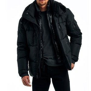 <b>Men's</b> Hooded Padded Summer <b>Jacket</b> Sleeveless Zipper Closure Solid Color Regular Fit Outerwear Printed - Product Image 6