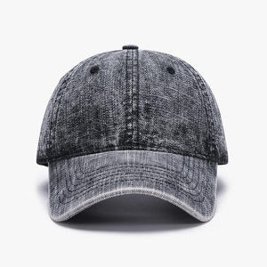 Classical Washed <b>Caps</b> Custom Logo Two Tone Solid Color <b>Plain</b> Blank 6 Panel <b>Cap</b> Breathable Unisex Waterproof OEM Washed <b>Caps</b> 2026 - Product Image 4