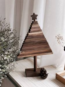 Eco Friendly Wooden Christmas <b>Tree</b> <b>Ornament</b> Sustainable Holiday Decoration For Christmas <b>Tree</b> Home Festive Events - Product Image 2