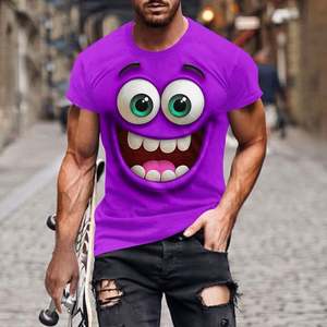 Camiseta de Manga Corta con Cuello Redondo para Hombre ThunderCats, Color Negro, Estampado de Logotipo Rojo, Corte Regular, Estilo Casual, Tejido Jersey Transpirable, 300g, 100% - Product Image 3