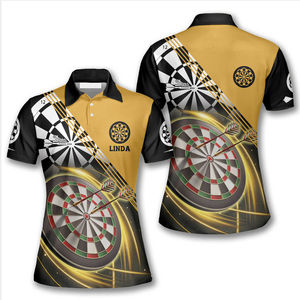 เสื้อเจอร์ซีย์ดาร์ทผู้ชายขายส่งยอดนิยม เสื้อผ้ากีฬาระบายอากาศได้ดีแบบกำหนดเอง เสื้อทีม และแบบซับลิเมชั่นสำหรับเสื้อเจอร์ซีย์ดาร์ทผู้ชายพร้อมโลโก้ - Product Image 2