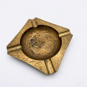 Cendrier vintage en laiton en forme de coquille de conque, porte-cigarettes antique en métal en forme d'escargot, cendrier créatif pour table, pour la maison, l'hôtel, le bar - Product Image 4