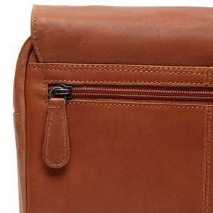 Bolsa de Aseo Colgante de Cuero para Hombre, Bolsa de Cosméticos Hecha a Mano, Neceser, Bolsa de Maquillaje de Doble Capa, Bolsa de Almacenamiento Portátil para Viaje - Product Image 2