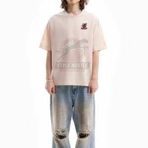 Servicio OEM, Camisetas de Corte Cuadrado, Nuevo Diseño, Camisetas de Corte Cuadrado al Mejor Precio, Camisetas Casuales de Corte Cuadrado para Adultos - Product Image 5