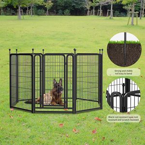 Heavy-Duty 8-Panel 40 \ "Dog Playpen per interni all'aperto pieghevole Pet esercizio penna per cani e cuccioli di piccole dimensioni - Product Image 5