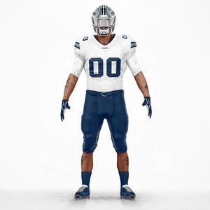 Meilleur Prix Logo Personnalisé Respirant Grande Taille Football Américain Uniforme Ensembles Manches Courtes Stretch Fit Tissu Vente à Chaud - Product Image 5