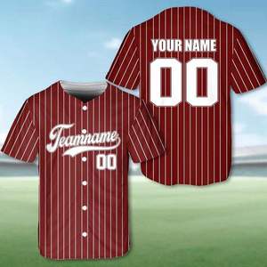 Customized Professional Team Wear <b>Baseball</b> Uniform <b>Sets</b> Breathable Quick Dry Adjustable 100% Polyester Unisex Adult High Quality - Product Image 2