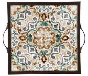 Plateaux de service carrés de qualité supérieure avec autocollant simple pour table à manger, maison et bureau, multi-usages, idéal pour un cadeau, au meilleur prix - Product Image 1