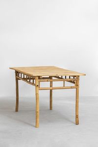 Wholesale Bamboo Dining <b>Table</b> Natural Rectangular Indoor Outdoor Furniture for Garden Patio Restaurant OEM ODM Made in Vietnam - Product Image 5