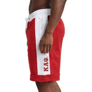 Shorts en polaire Kappa Alpha Psi, tissu polaire de qualité supérieure, coupe athlétique confortable, logo brodé, vêtements de sport élégants - Product Image 3