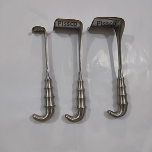 เครื่องมือผ่าตัดแบบถ่างกล้ามเนื้อ PISSCO สำหรับศัลยกรรมทั่วไป เครื่องถ่างกล้ามเนื้อหน้าท้อง ทำจากสแตนเลส จำนวน 3 ชิ้น - Product Image 1