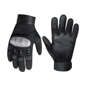 Gants noirs chauds en cuir pour la conduite et le travail, gants d'hiver personnalisés pour hommes, pour l'extérieur par temps froid, gants de conduite en cuir - Product Image 3