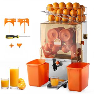 Presse-agrumes électrique commercial 120W en acier inoxydable, capacité de 20 oranges par minute, 110V - Product Image 1