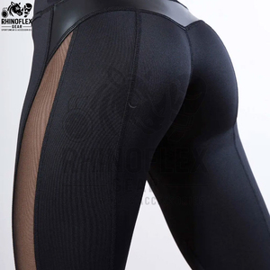 เลกกิ้งผู้หญิงดีไซน์ใหม่ล่าสุด เลกกิ้งออกกำลังกายเอวสูงแบบยกกระชับ เหมาะสำหรับฟิตเนสและวิ่ง - Product Image 4