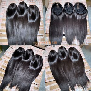 Long Length Human Hair Wigs 2x6 Swiss Lace Wigs Glueless Bone Straight Hair Natural Color <b>Silky</b> Smooth - Product Image 3
