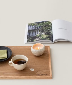 Bandeja de Servicio Plegable de Madera Sólida Japonesa, Ecológica y Portátil, Bandeja Minimalista para Café y Té WENSHUO, Bandeja Utilitaria de Madera - Product Image 3