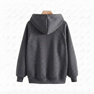 DROGEN EXPORT Sweat à capuche brodé en jersey tricoté personnalisé de haute qualité, polyester/coton 350g, respirant et à séchage rapide pour l'hiver - Product Image 2