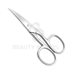 Professional Curved Cuticle Scissors with Needle-Sharp Tips and <b>Sandblasted</b> Matte Finish for Precision Care - Product Image 3