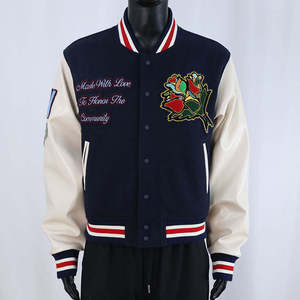 แจ็คเก็ตแฟชั่นแบบ Letterman Varsity พรีเมียม ดีไซน์สตรีทแวร์ สำหรับผู้ชายและผู้หญิง จำหน่ายส่ง - Product Image 1