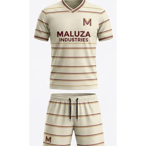 Conjunto Deportivo de Fútbol Moderno, Camiseta y Pantalones Cortos, Uniforme Personalizado para Equipos, MALUZA INDUSTRIES Global - Product Image 2