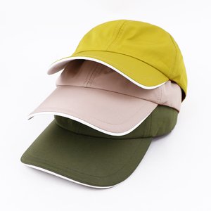 Gorra de papá de 6 paneles sin estructura con cierre trasero elástico de malla de poliéster, logotipo personalizado, decoración desgastada, para viajes al aire libre, venta al por mayor 2026 - Product Image 4