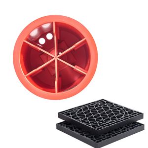 Kit de Nivelación para Autocaravanas de 8 Piezas, Resistente, con Capacidad para 2000 Libras, 6 Bloques de Nivelación, 2 Almohadillas, 8 Pulgadas de Altura - Product Image 1