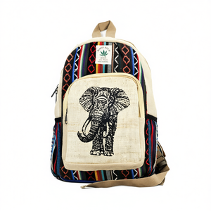 Sac à dos promotionnel en coton et chanvre - Product Image 2