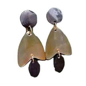 Top Quality Handmade Buffalo Horn <b>Earring</b> Hot Selling Buffalo Horn <b>Earring</b> Natural Buffalo Horn <b>Earring</b> for Women - Product Image 2