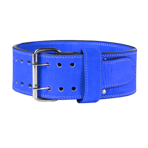 Ceinture de musculation professionnelle en cuir, personnalisable, à double boucle, pour la musculation et l'entraînement en salle de sport - Product Image 3