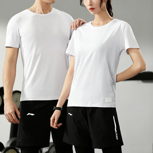 เสื้อยืดออกกำลังกายผู้ชาย แขนสั้น ระบายอากาศได้ดี แห้งเร็ว ซับเหงื่อ น้ำหนัก 220 กรัม ทรงปกติ รับสกรีนโลโก้ - Product Image 3