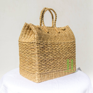 Natural Water Hyacinth <b>Handbag</b> Handwoven Shoulder Bag Boho <b>Straw</b> <b>Handbag</b> Woven Beach Bag From HNH Craft Vietnam - Product Image 2